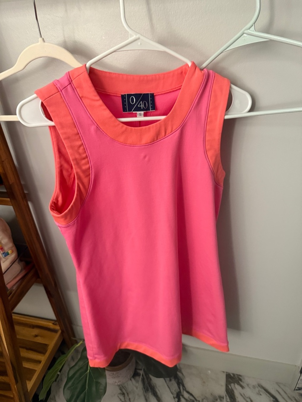 Pink & Coral Sleeveless Active Tank - Women